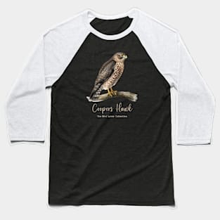 Coopers Hawk - The Bird Lover Collection Baseball T-Shirt